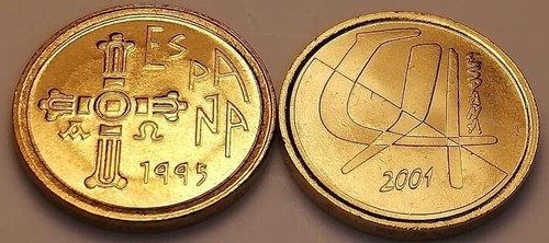Pesetas 1995 2001 s c - 5,