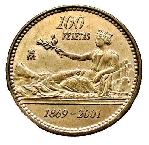 Spagna juan carlos 2001 - 2001, 100